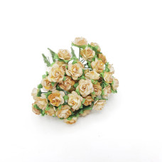 Mini розы II 1,5 см - бежевые