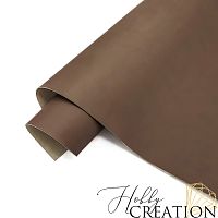 Переплетный кожзам матовый II, лесной орех