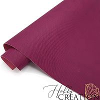 Переплетный кожзам тиснение Канва, черешня