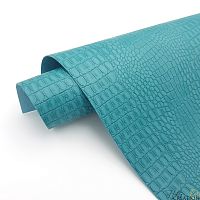 Переплетный кожзам тиснение крокодил, морская пена