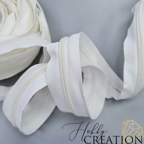 Молния акриловая №3, белая Молния акриловая №3, белая