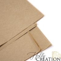 Бумага упаковочная тишью, бежевая (10 листов)