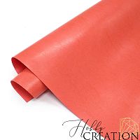 Переплетный кожзам глянцевый, арбузный