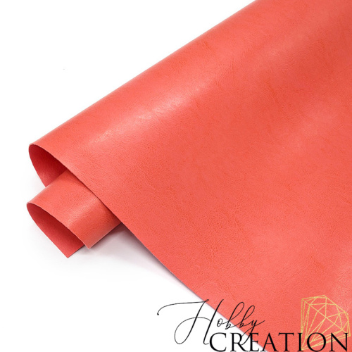 Переплетный кожзам глянцевый, арбузный