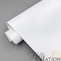 Переплетный кожзам глянцевый, белый