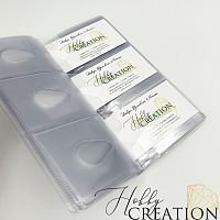 Вкладыш для визиток с вырубкой 100 мкн.  (3ряд., 54 кармана)