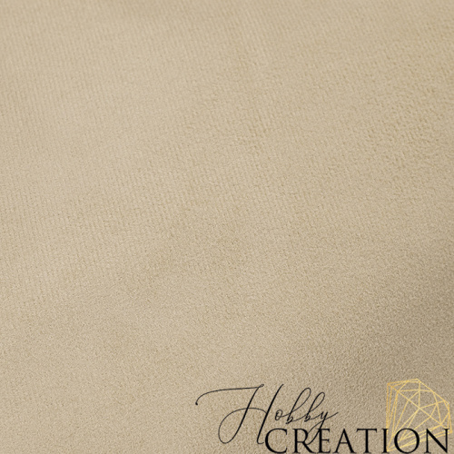 Кожзам на замшевой основе, капучино