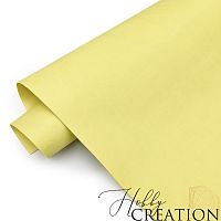 Переплетный кожзам матовый, пастельно-лимонный
