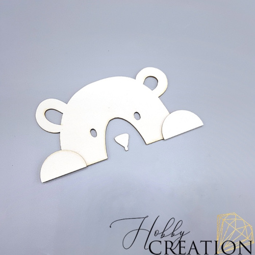 Заготовка для тиснения "Мишка" Заготовка для тиснения "Мишка"