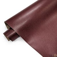 Переплетный кожзам полуглянцевый Флауто, багровый