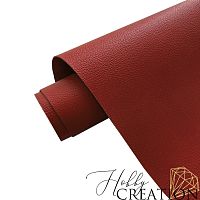 Переплетный кожзам КНР (экокожа) под кожу  красный