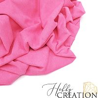 Двусторонняя замша / ярко-розовая