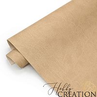 Переплетный кожзам тиснение под кожу Шарм, бежево-персиковый