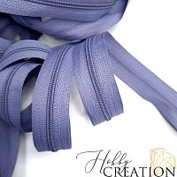 Молния акриловая №3, сиреневая