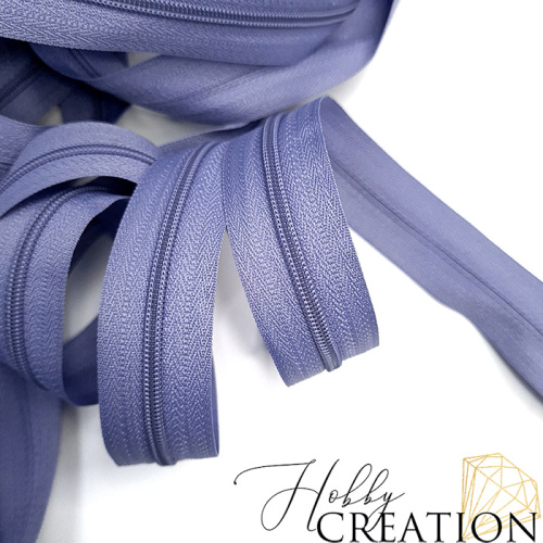 Молния акриловая №3, сиреневая