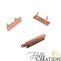 Шильдик "Handmade" / тиснение