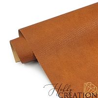 Переплетный кожзам тиснение питон, карри