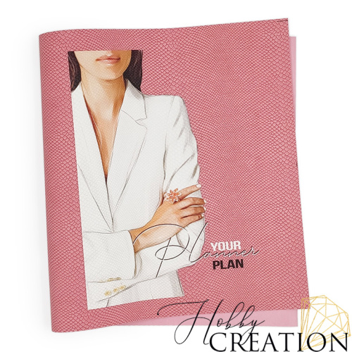 Кожзам с принтом "Селин" 26*46 см. тиснение питон, пудрово-розовый Кожзам с принтом "Селин" 26*46 см. тиснение питон, пудрово-розовый