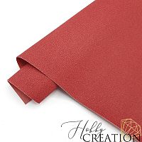 Переплетный кожзам тиснение Вельвет, светло-красный