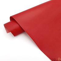 Переплетный кожзам матовый II, красный