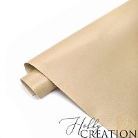 Переплетный кожзам глянцевый, бежево-персиковый