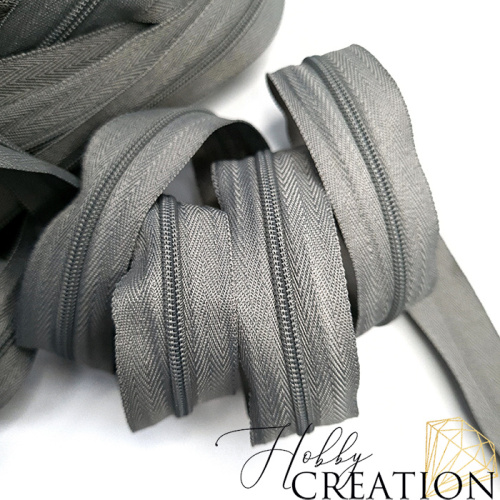 Молния акриловая №3, серая Молния акриловая №3, серая