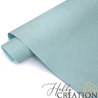 Переплетный кожзам матовый II, пепельно-голубой