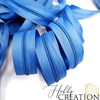 Молния акриловая №3, голубая