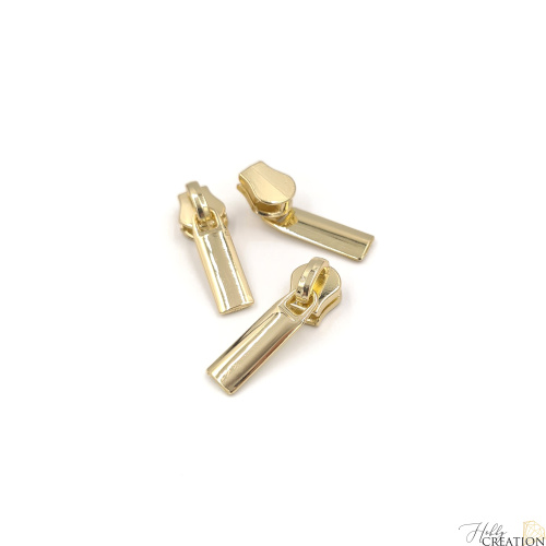 Бегунок для молнии №3 "Полированный"