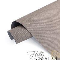 Переплетный кожзам тиснение Дэним, какао