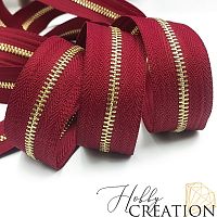 Молния металлическая №3, винная