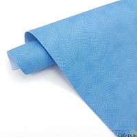 Переплетный кожзам тиснение питон, голубой