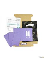 Заготовка для создания обложки на паспорт "BTS"