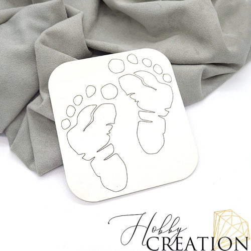 Заготовка для тиснения "Пяточки" Заготовка для тиснения "Пяточки"