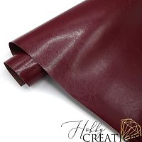 Переплетный кожзам глянцевый II, винный