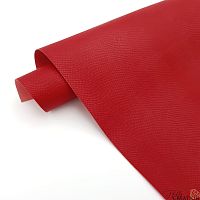 _Переплетный кожзам тиснение питон, красный 