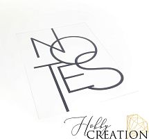 Разделитель для ежедневника из ПЭТ пластика "Notes"