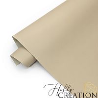 Переплетный кожзам матовый однотонный, нюд