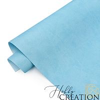 Переплетный кожзам тиснение Джинс, светло-голубой