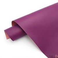 Переплетный кожзам матовый II, сливовый