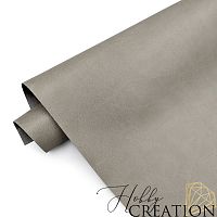 Переплетный кожзам матовый, каменно-серый