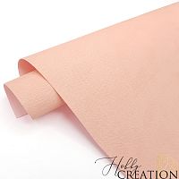 Переплетный кожзам тиснение Холст, зефирно-персиковый