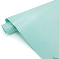 _Переплетный кожзам глянцевый, мятный