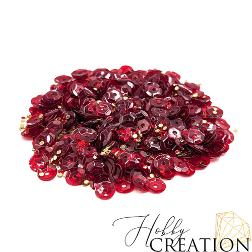 Пайетки / Грани 5 мм., металлизированные МИКС винные