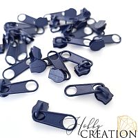 Бегунок для акриловой молнии, темно-синий