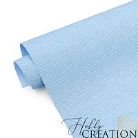 _Переплетный кожзам тиснение Твид, светло-голубой