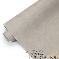 Переплетный кожзам тиснение под кожу Шарм, серо-розовый