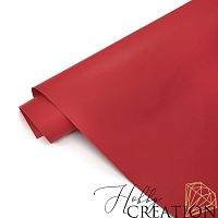 _Переплетный кожзам матовый II, красный