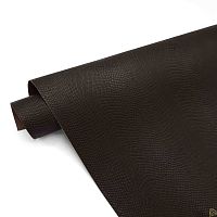 Переплетный кожзам тиснение питон, горький шоколад