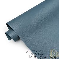 Переплетный кожзам тиснение под кожу, пепельно-синий перламутр